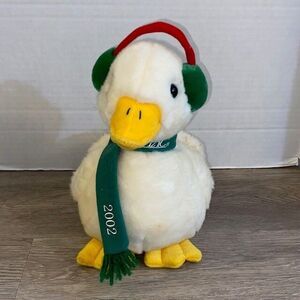 Vintage 2002 Aflac Duck Winter Earmuffs Scarf Not Working